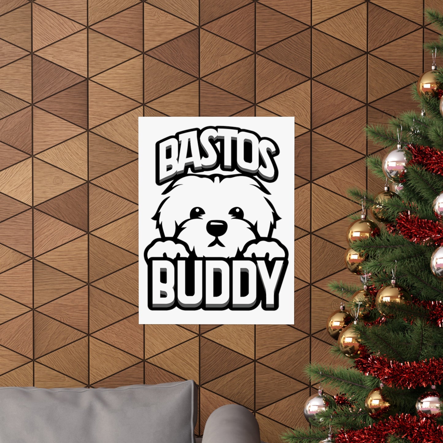 Bastos Buddy Signature Logo Matte Vertical Poster