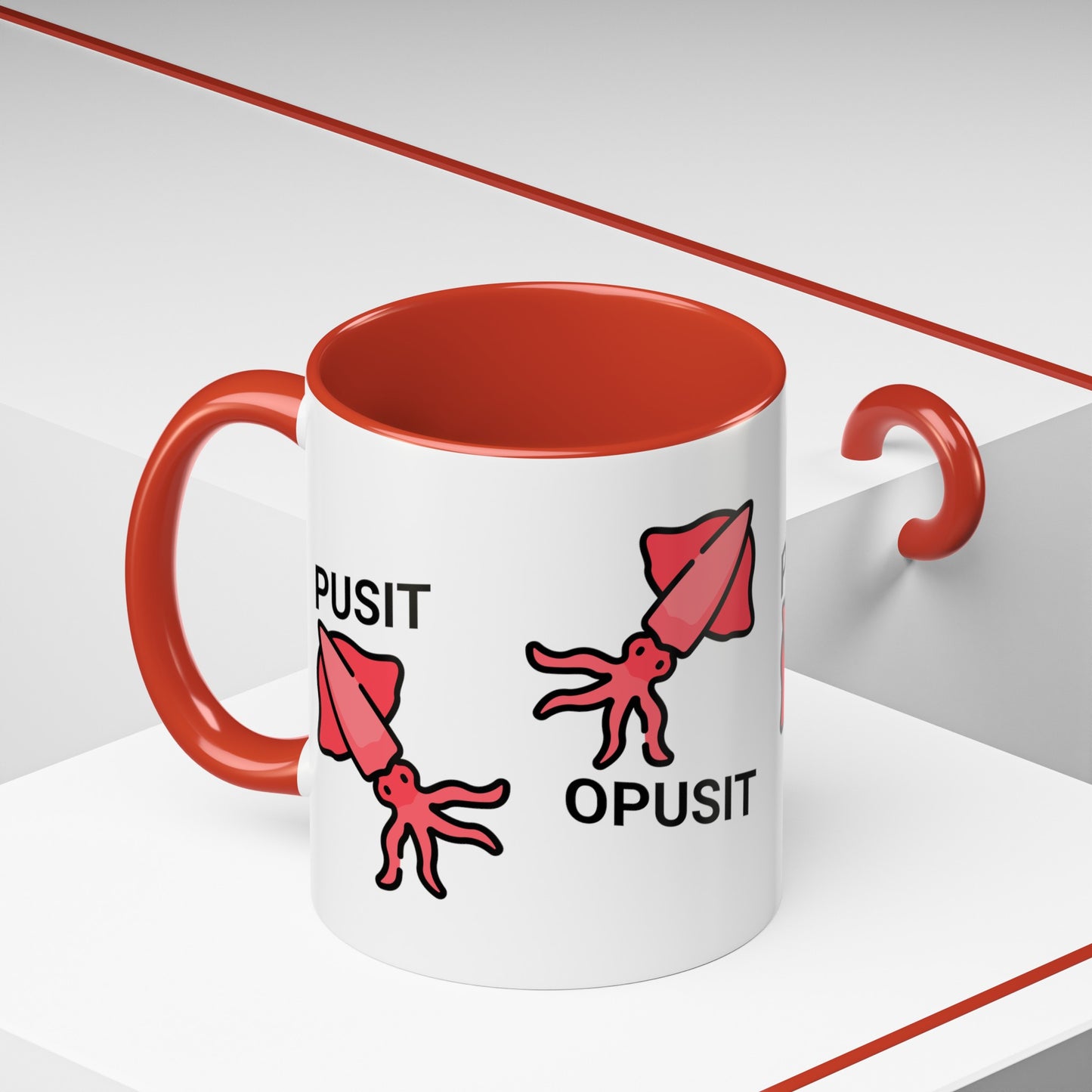 Pusit Opusit Accent Coffee Mug (11oz)