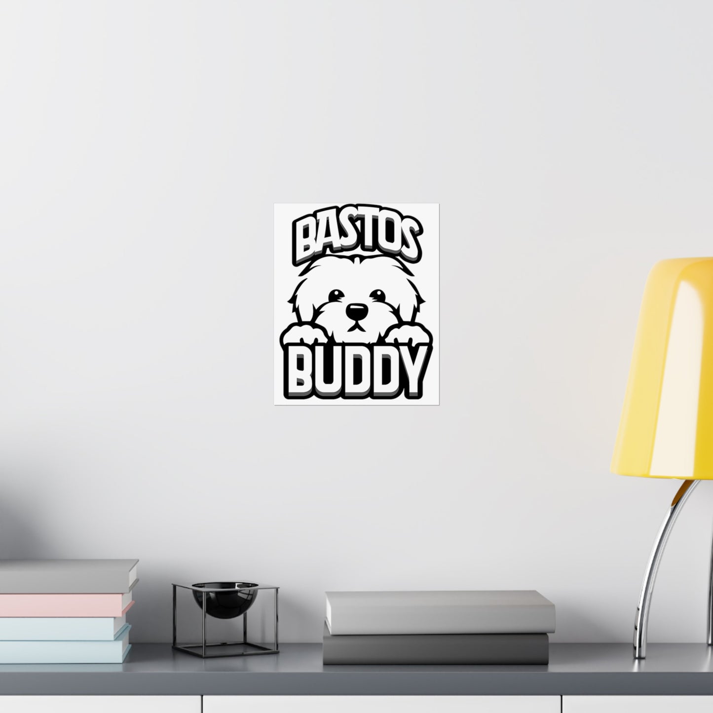 Bastos Buddy Signature Logo Matte Vertical Poster