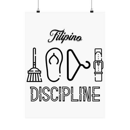 Filipino Discipline Matte Vertical Poster