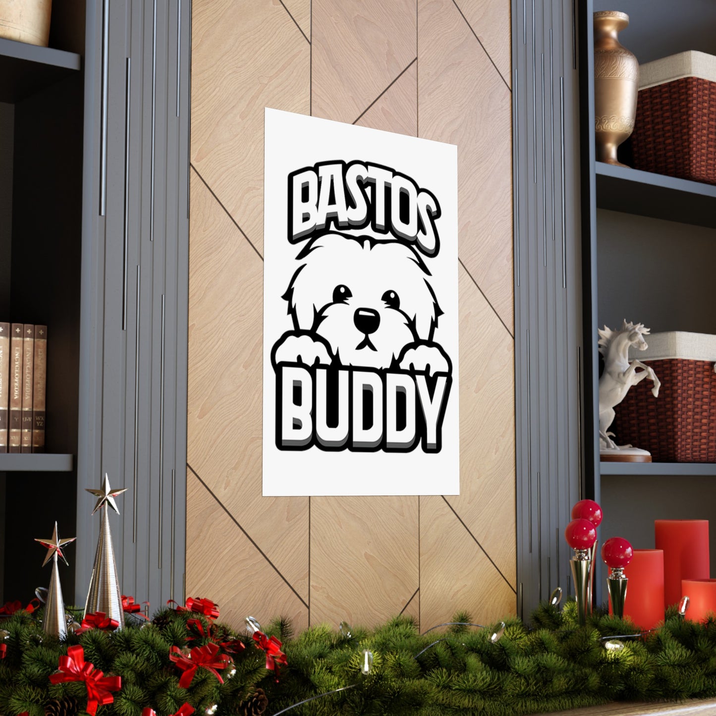 Bastos Buddy Signature Logo Matte Vertical Poster