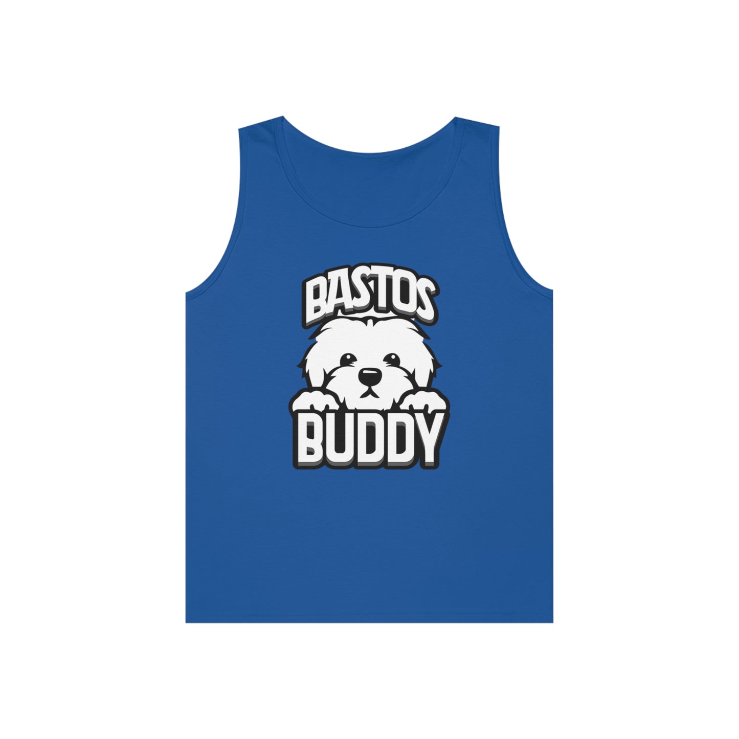 Bastos Buddy Signature Logo - Unisex Heavy Cotton Tank Top