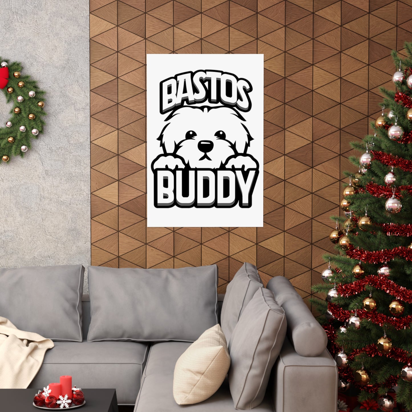 Bastos Buddy Signature Logo Matte Vertical Poster