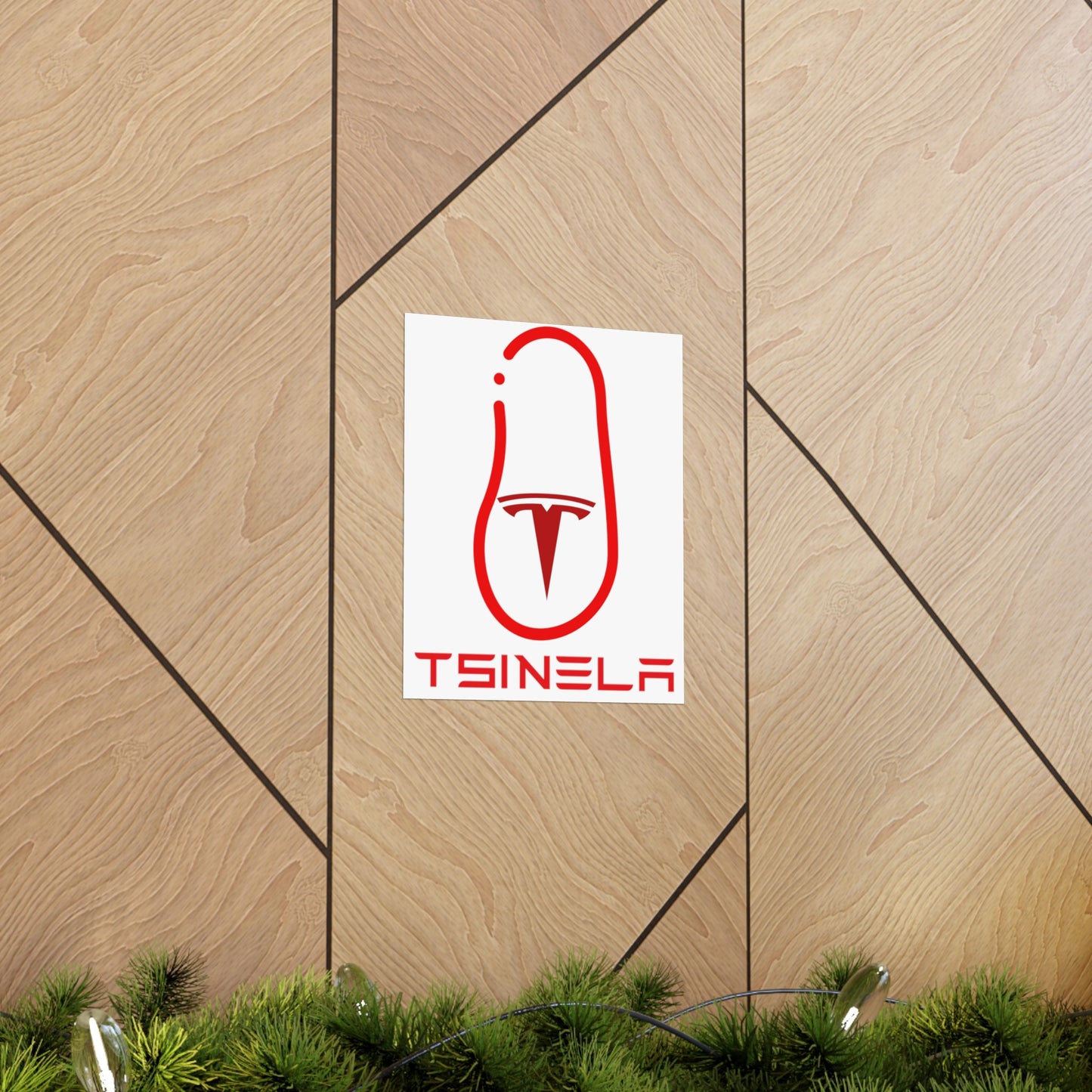 Tsinela Matte Vertical Poster