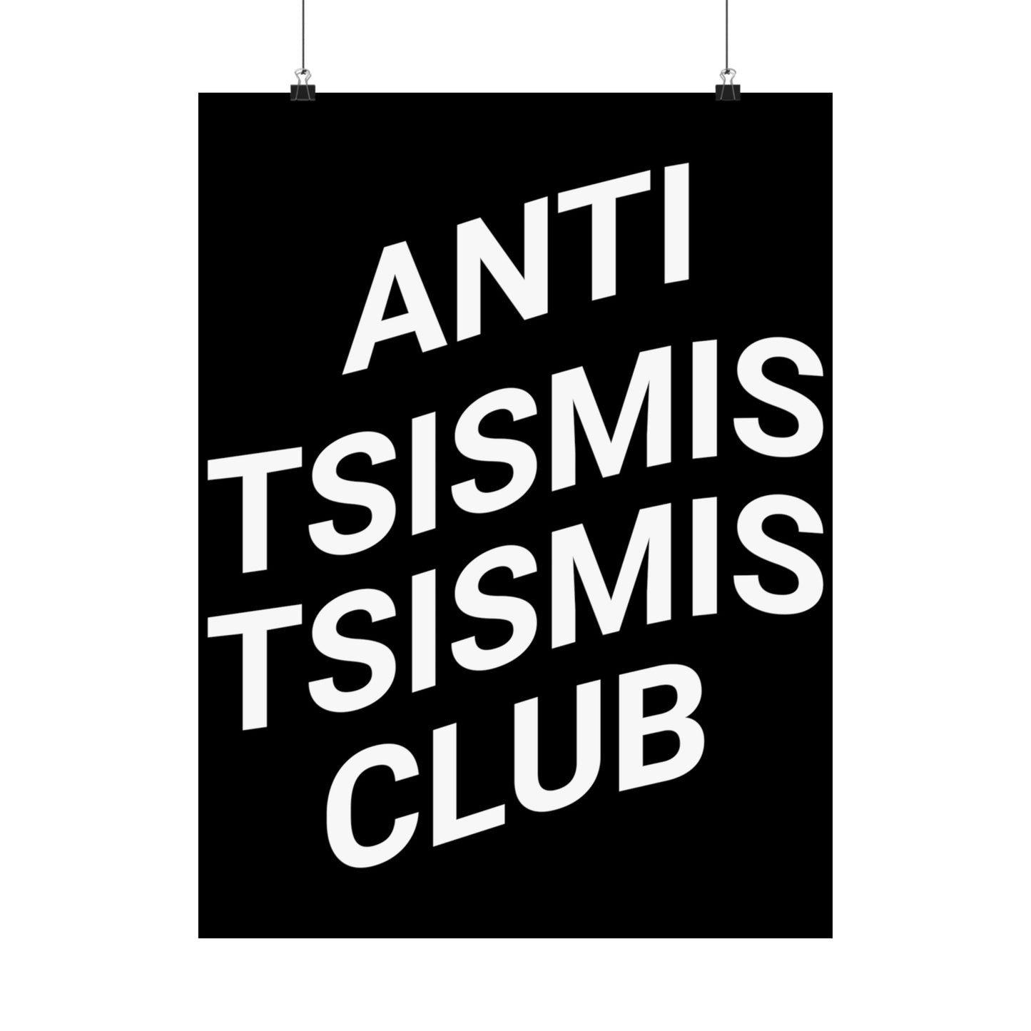 Tsisimis Club Matte Vertical Poster