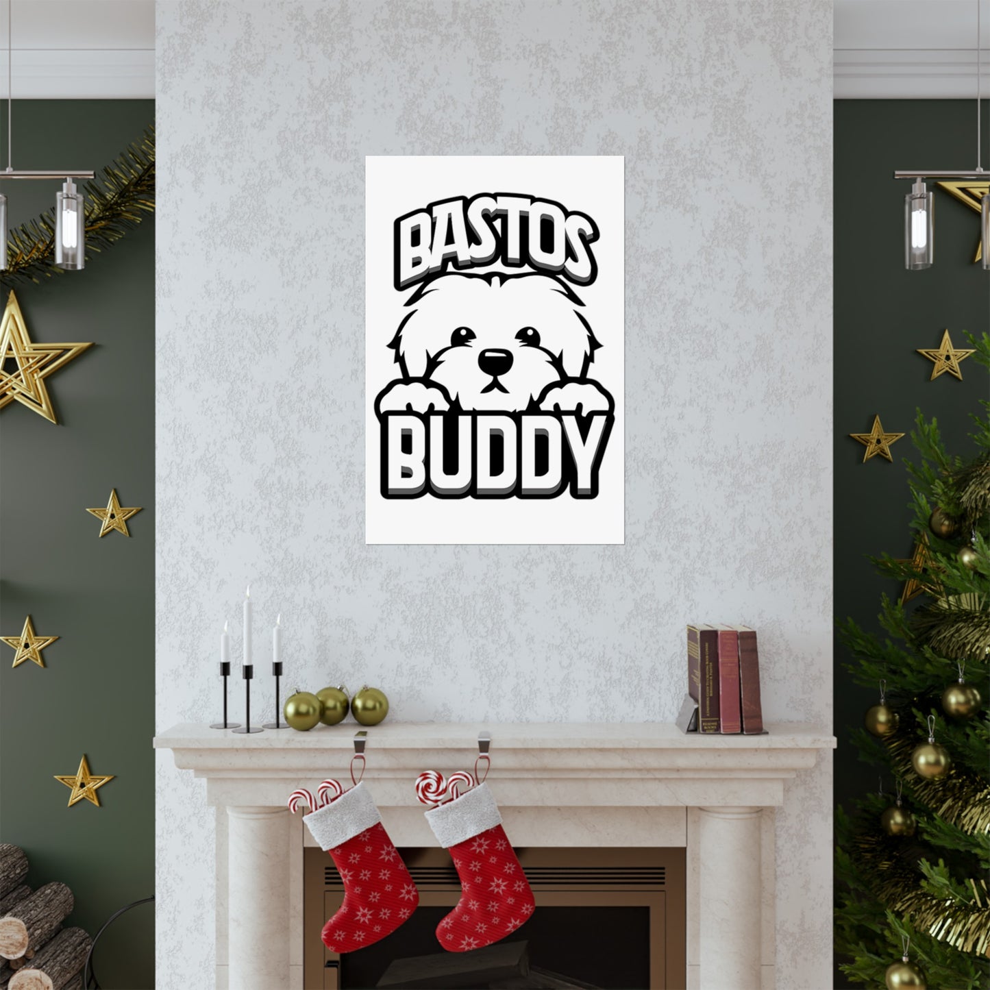 Bastos Buddy Signature Logo Matte Vertical Poster