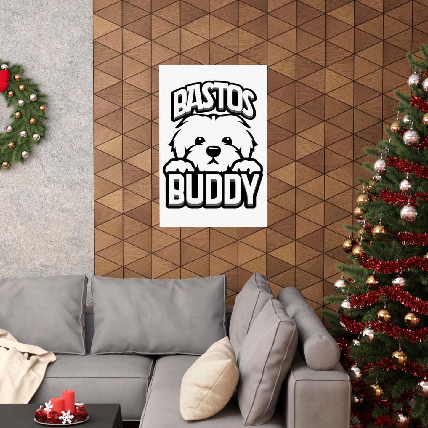 Bastos Buddy Signature Logo Matte Vertical Poster