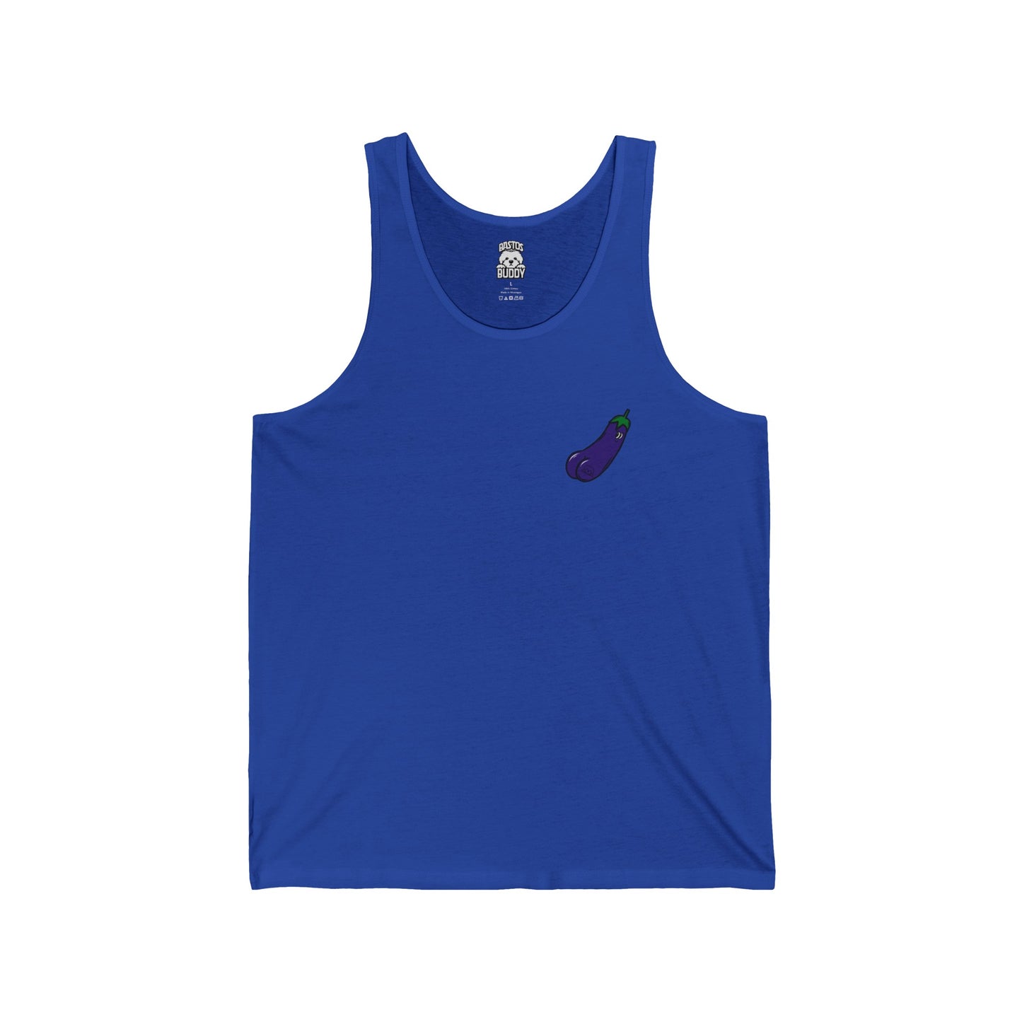 Happy Eggplant Tank Top Jersey