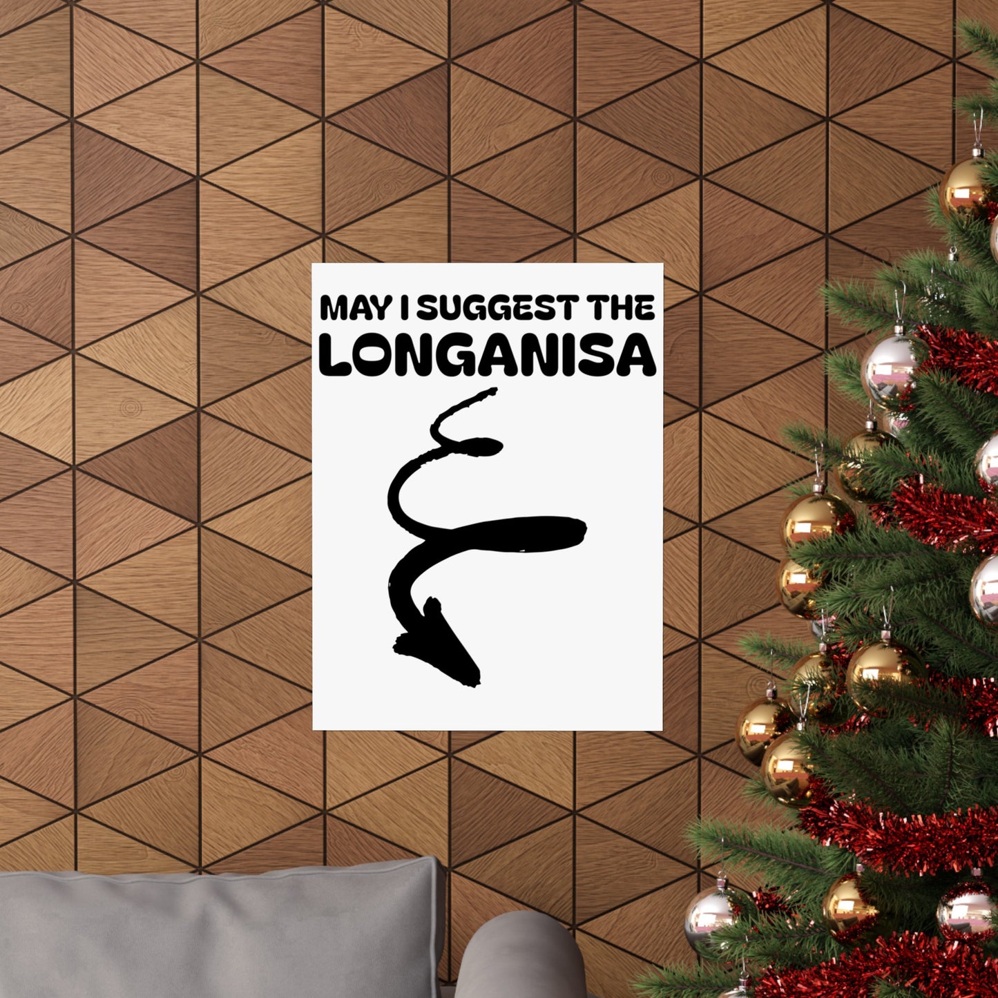 May I Suggest The Longanisa Matte Vertical Poster