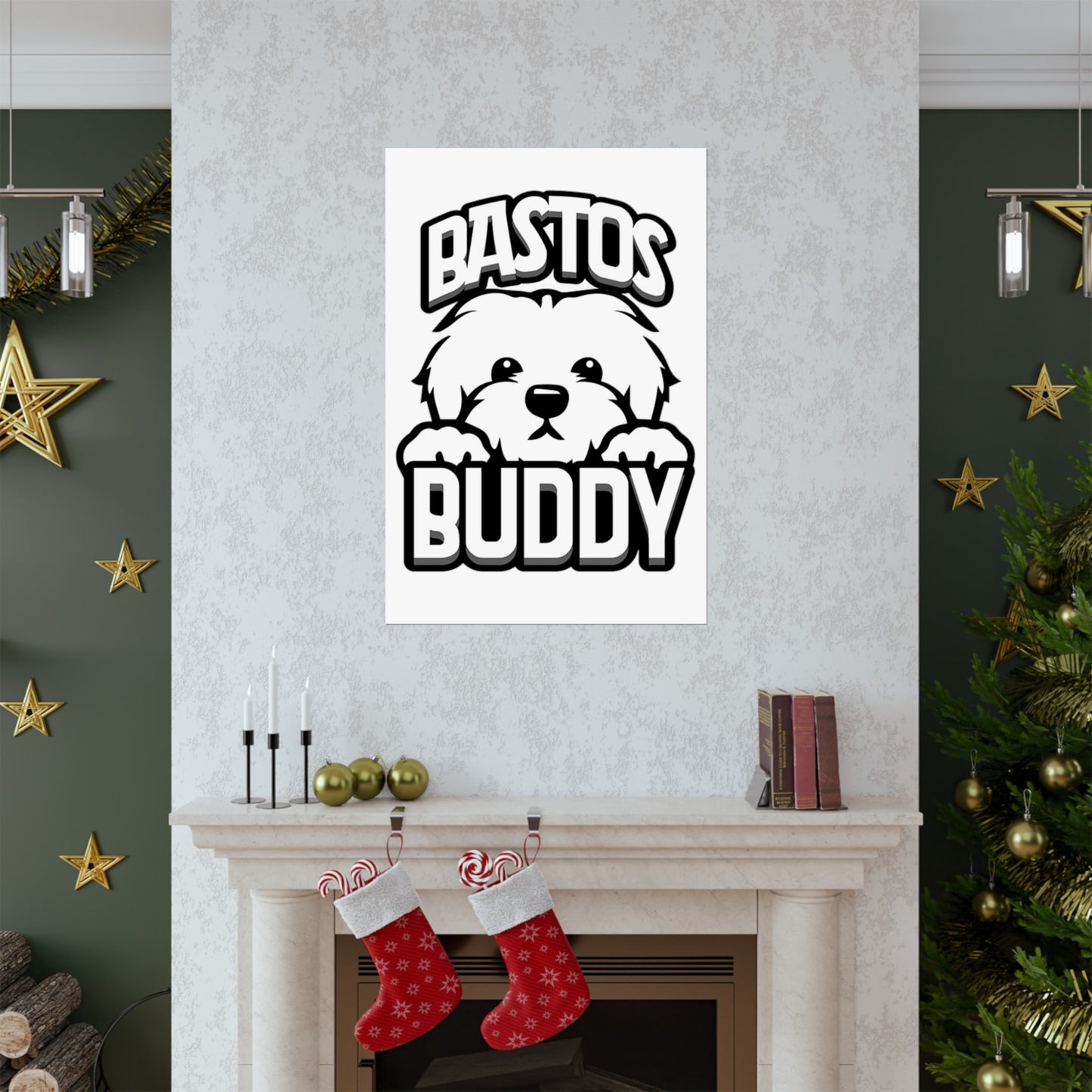 Bastos Buddy Signature Logo Matte Vertical Poster