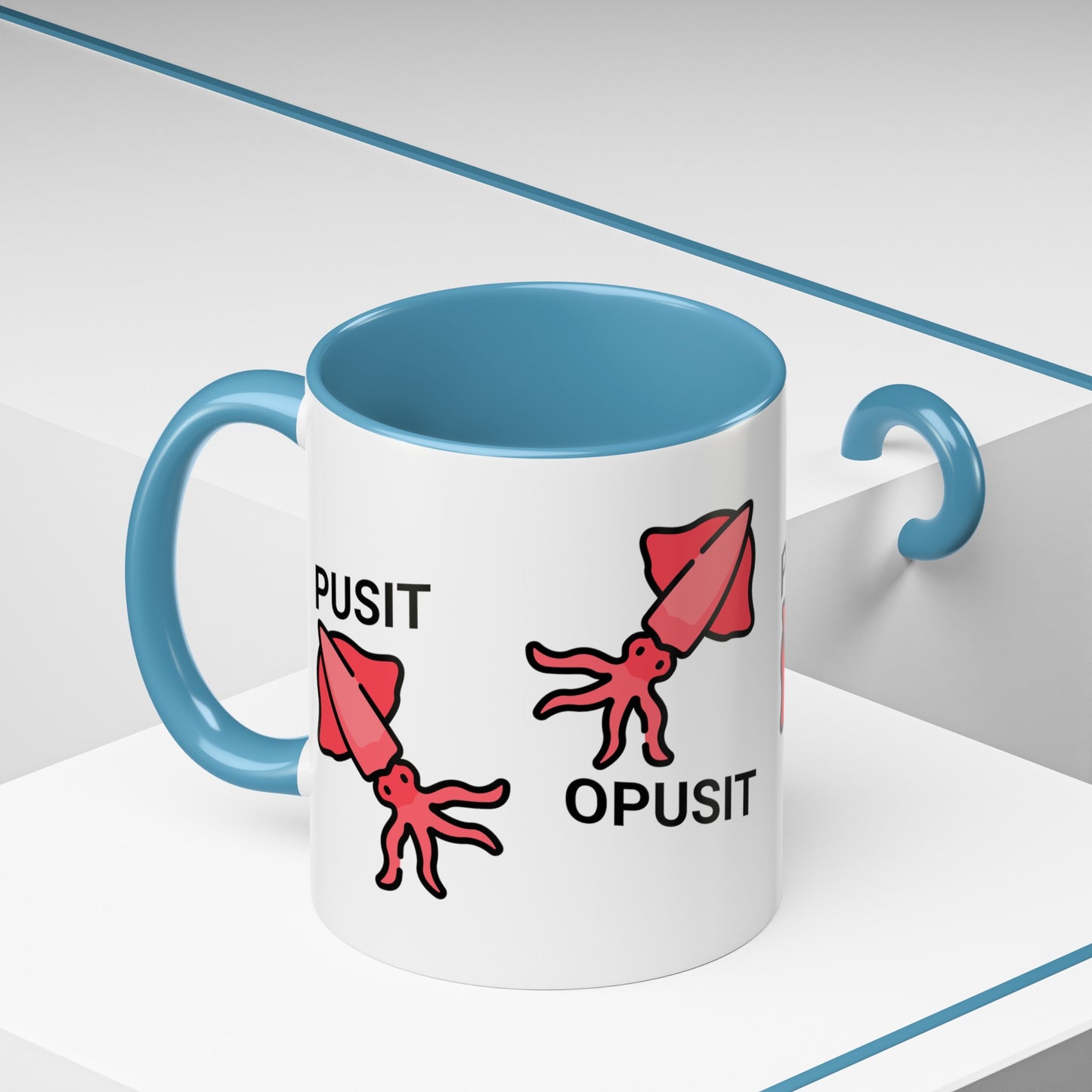 Pusit Opusit Accent Coffee Mug (11oz)