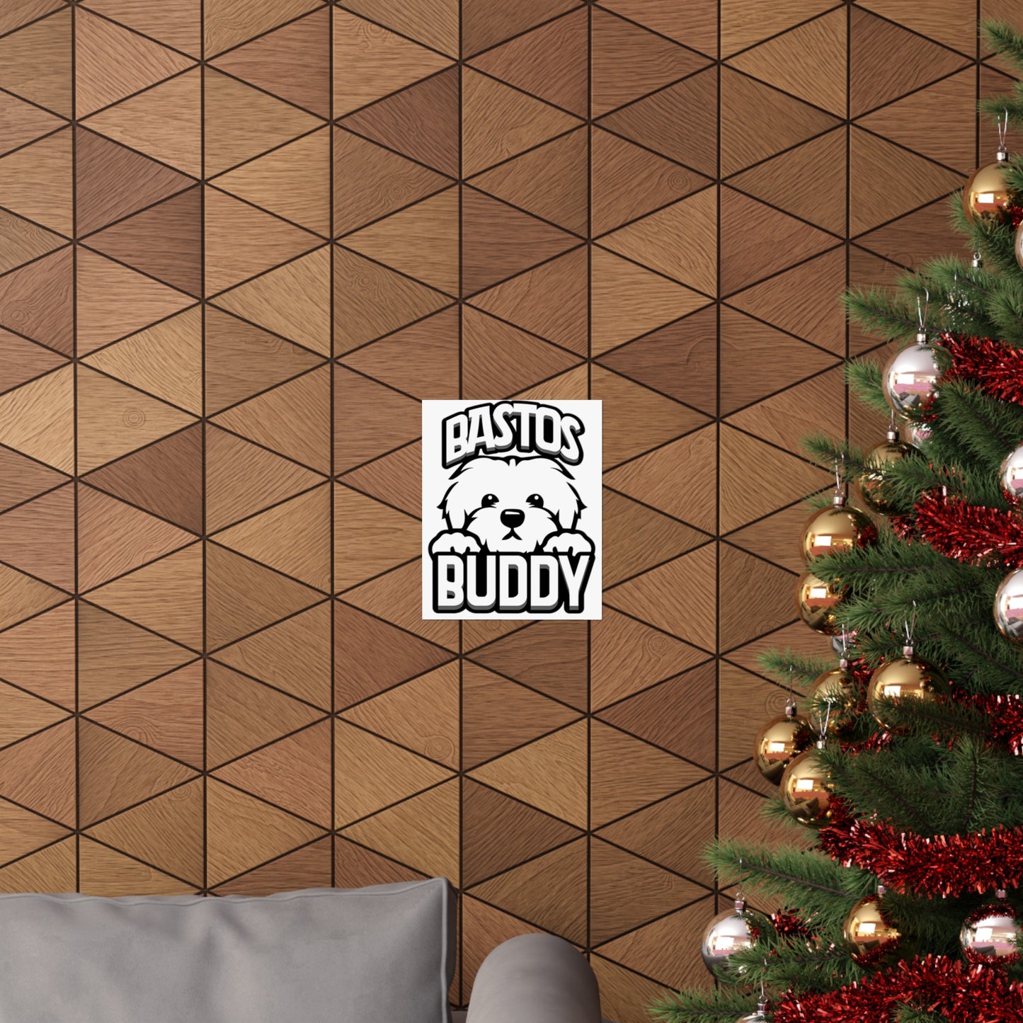 Bastos Buddy Signature Logo Matte Vertical Poster