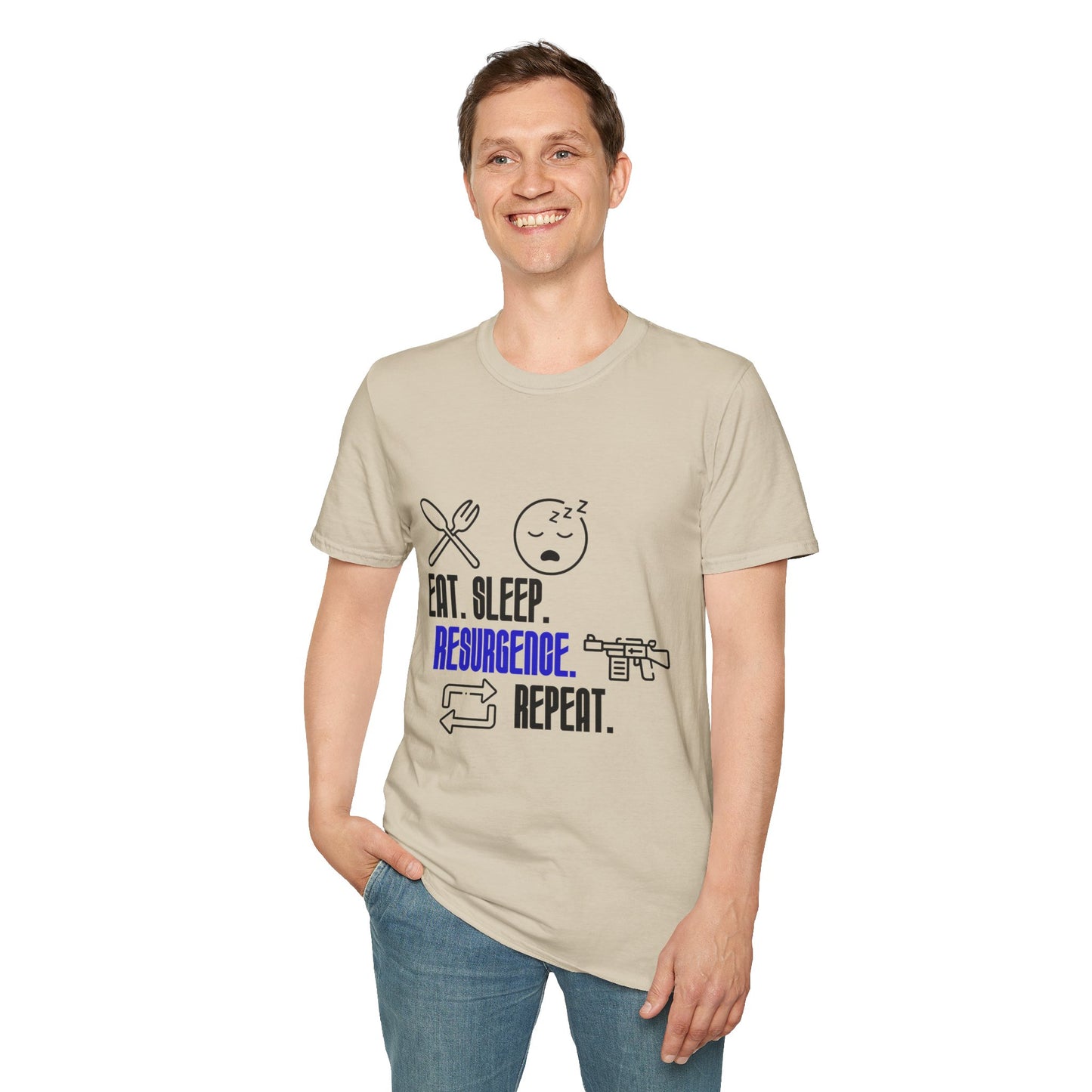 Eat Sleep RESURGENCE Repeat Gaming Shirt