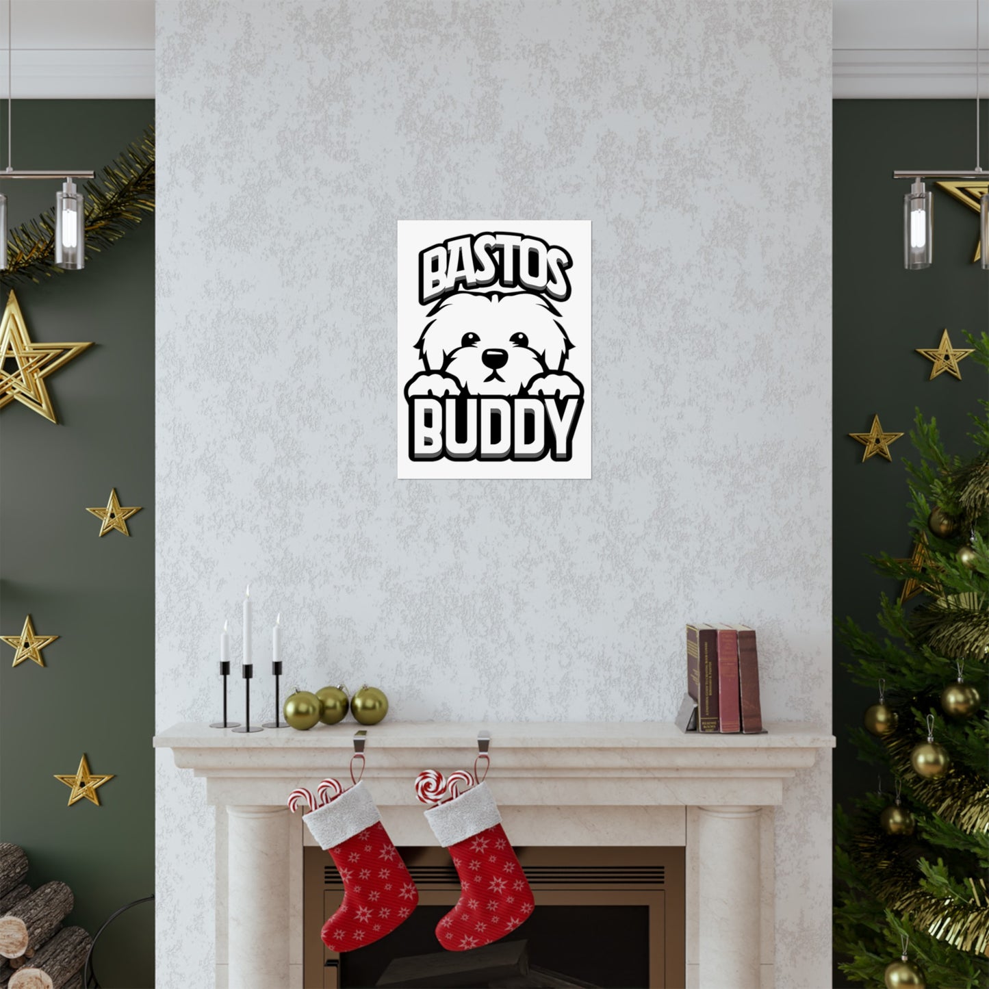 Bastos Buddy Signature Logo Matte Vertical Poster