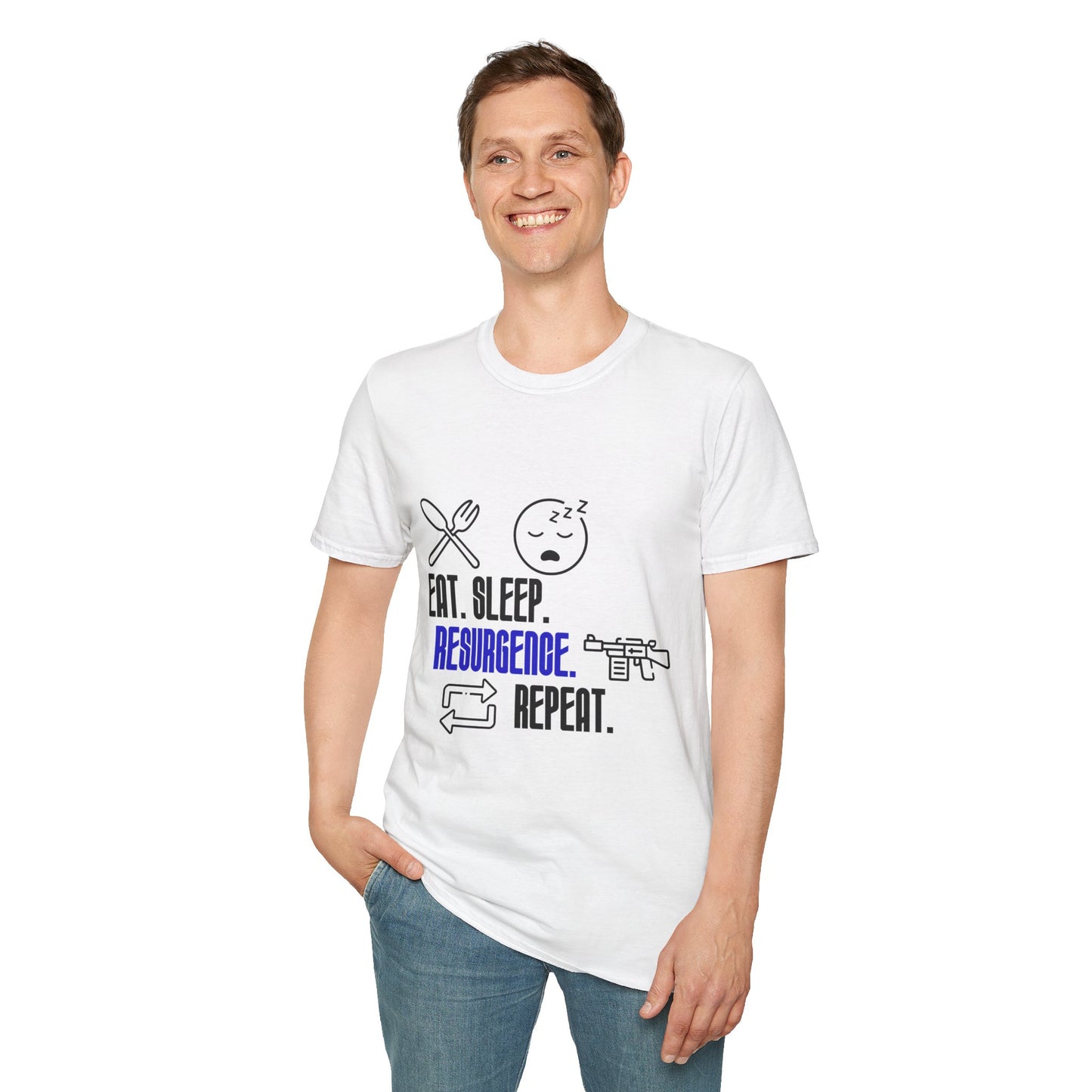 Eat Sleep RESURGENCE Repeat Gaming Shirt