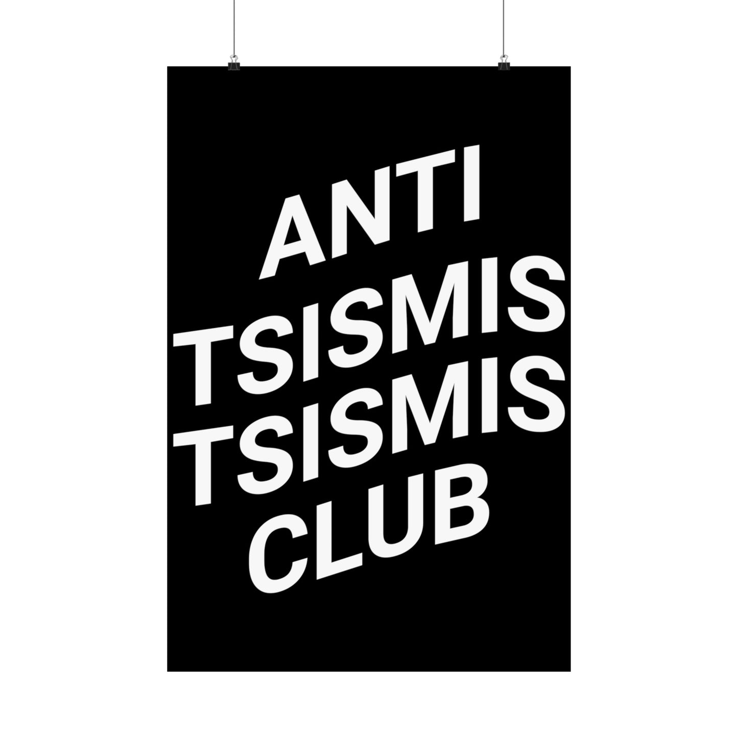 Tsisimis Club Matte Vertical Poster